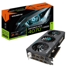 Graphics Card GIGABYTE NVIDIA GeForce RTX 4070 Ti SUPER 16 GB GDDR6X 256 bit PCIE 4.0 16x GPU 2640 MHz 1xHDMI 3xDisplayPort N407TSEAGLEOC-16GD