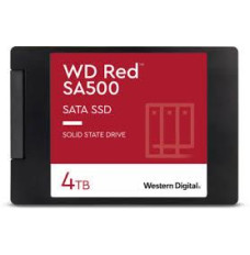 SSD WESTERN DIGITAL Red SA500 4TB SATA 3.0 Write speed 520 MBytes/sec Read speed 560 MBytes/sec 2,5" TBW 500 TB MTBF 1750000 hours WDS400T2R0A
