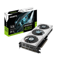 Graphics Card GIGABYTE NVIDIA GeForce RTX 4060 8 GB GDDR6 128 bit PCIE 4.0 16x GPU 2505 MHz 2xHDMI 2xDisplayPort GV-N4060EAGLEOCICE-8GD