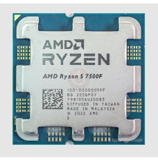 CPU AMD Desktop Ryzen 5 7500F 3700 MHz Cores 6 6MB Socket SAM5 65 Watts MultiPack 100-100000597MPK