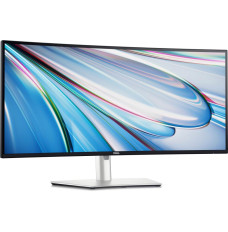 LCD Monitor DELL U3425WE 34" Curved/21 : 9 Panel IPS 3440x1440 21:9 120 Hz Matte 8 ms Speakers Swivel Height adjustable Tilt Colour Silver 210-BMDW