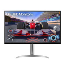 LCD Monitor LG 31.5" Panel VA 3840x2160 16:9 144 Hz Matte 5 ms Speakers Pivot Height adjustable Tilt Colour Black / White 32UQ750P-W