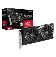 Graphics Card ASROCK AMD Radeon RX 7700 XT 12 GB GDDR6 192 bit PCIE 4.0 16x Two and Half Slot Fansink 1xHDMI 3xDisplayPort RX7700XTCL12GO