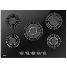 Amica PGCA7101AoB Black Built-in 70 cm Gas 5 zone(s)