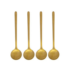 Set of 4 spoons BIALETTI DECO GLAMOUR 4 pc(s) Gold