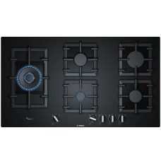 Bosch Serie 6 PPS9A6B90 hob Black Built-in Gas 5 zone(s)
