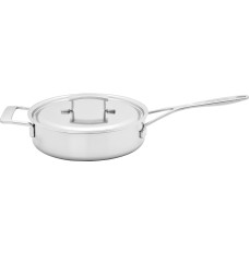 Deep frying pan with 2 handles and lid DEMEYERE Industry 5 24 cm