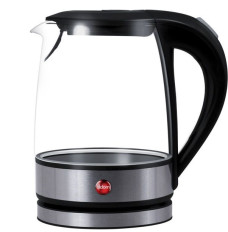 ELDOM C410 LITEA electric kettle 1.2 L 1500 W Black, Transparent