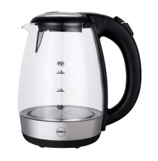 ELDOM Glass kettle LIMEA, 2200 W, capacity 1.7L, LED backlight