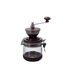Hario CMHN-4 coffee grinder Burr grinder Black, Transparent, Wood