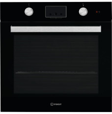 Indesit IFW 65Y0 J BL oven 66 L A Black, Stainless steel