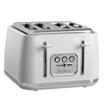 Morphy Richards Verve white 4 slice toaster
