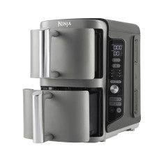 Ninja SL400EU fryer Double 9.5 L 2470 W Hot air fryer Black, Grey