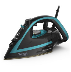 Tefal Puregliss FV8066 Dry & Steam iron Durilium AirGlide Autoclean soleplate 3000 W Black, Blue