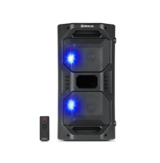REAL-EL X-757 Bluetooth Portable Speaker with LED RGB Backlight, 50 W, Black