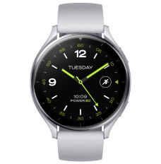 Xiaomi Watch 2 3.63 cm (1.43") AMOLED 46 mm Digital 466 x 466 pixels Touchscreen Silver Wi-Fi GPS (satellite)