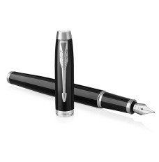 Parker IM fountain pen Black,Chrome Cartridge filling system 1 pc(s)
