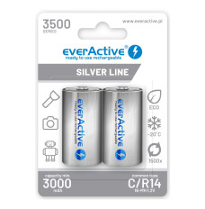 Rechargeable Batteries everActive R14/C Ni-MH 3500 mAh ready to use