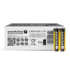 Alkaline batteries everActive Industrial Alkaline LR03 AAA  - carton box - 40 pieces