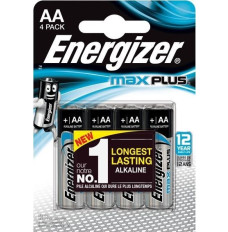 ENERGIZER BATTERY MAX PLUS AA LR6, 4 ECO