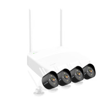 Tenda K4W-3TC video surveillance kit Wired & Wireless 4 channels