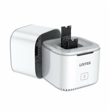 UNITEK SyncStation Marshmallow M.2 USB 3.2 Gen 2 (3.1 Gen 2) Type-C White