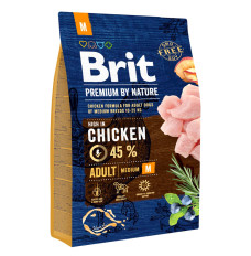 BRIT Premium by Nature Adult dogs dry food Adult Chicken - 8 kg