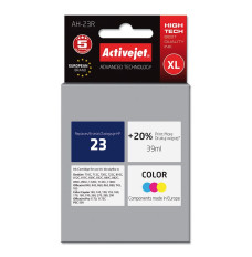 Activejet AH-23R Ink cartridge (replacement for HP 23 C1823D; Premium; 39 ml; color)