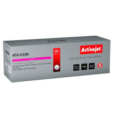Activejet ATH-533N toner for HP printer; HP 304A CC533A, Canon CRG-718M replacement; Supreme; 3200 pages; magenta