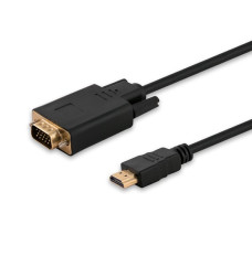 Savio CL-103 video cable adapter 1.8 m HDMI Type A (Standard) VGA (D-Sub) Black