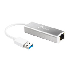 j5create USB 3.0 Gigabit Ethernet Adapter; silver JUE130-N