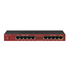 Mikrotik RB2011IL-IN network switch Gigabit Ethernet (10/100/1000) Power over Ethernet (PoE) Red