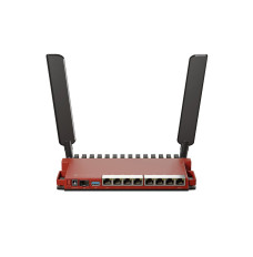 Mikrotik L009UiGS-2HaxD-IN wireless router Gigabit Ethernet Single-band (2.4 GHz) Red