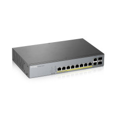 Zyxel GS1350-12HP-EU0101F network switch Managed L2 Gigabit Ethernet (10/100/1000) Grey Power over Ethernet (PoE)