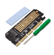 Expansion card, adapter M.2 NVMe M-Key PCI-E Savio AK-41