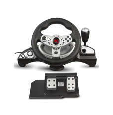 NanoRS RS700 Gaming Controller Black, Silver USB Steering wheel Analogue / Digital Android, PC, PlayStation 4, Playstation 3, Xbox One.