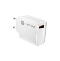 NATEC USB CHARGER RIBERA USB-A 18W WHITE