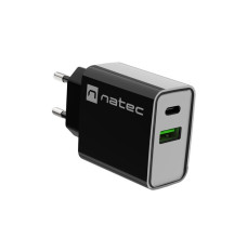 NATEC NETWORK CHARGER RIBERA USB-A+USB-C 20W PD
