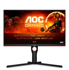 AOC G3 25G3ZM/BK computer monitor 62.2 cm (24.5") 1920 x 1080 pixels Full HD Black, Red