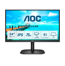 AOC B2 24B2XDA LED display 60.5 cm (23.8") 1920 x 1080 pixels Full HD Black