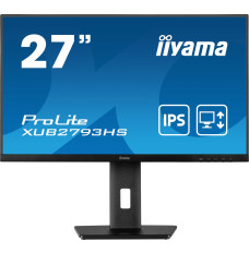 iiyama ProLite XUB2793HS-B6 LED display 68.6 cm (27") 1920 x 1080 pixels Full HD Black