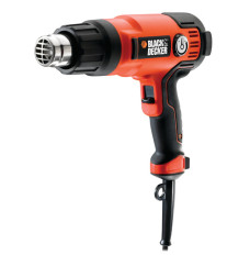 Black & Decker KX2200K-QS heat gun Hot air gun 720 l/min 645 °C 2000 W Black, Orange