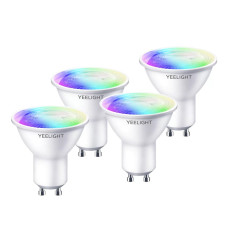 Yeelight YLDP004-A W1 GU10 (colour) smart light bulb 4.5 W Wi-Fi white 4 pieces