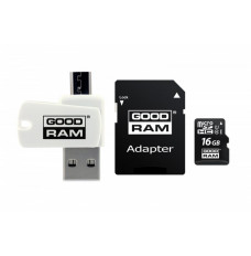 Goodram M1A4-0160R12 memory card 16 GB MicroSDHC Class 10 UHS-I