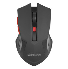 MOUSE DEFENDER ACCURA MM-275 RF BLACK & RED OPTICAL 1600DPI 6P