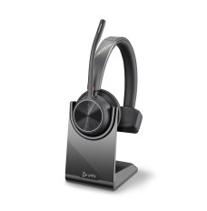 POLY Voyager 4310 UC Headset Wireless Head-band Office/Call center USB Type-A Bluetooth Charging stand Black