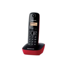 Panasonic KX-TG1611 DECT telephone Caller ID Black, Red