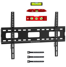 Maclean TV MC-419 Wall Mount Bracket 32"-100" VESA 600x400 45kg Tilting Universal Adjustable Spirit Level Accessories Flat Heavy Duty