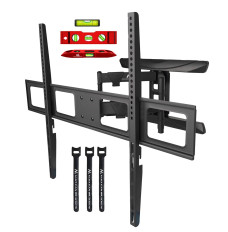 Maclean MC-423 TV Mount Full Motion Wall TV Bracket 43"-100" 80kg max VESA 800x600 Adjustable Tilting Rotating Wall Distance Holder Bracket