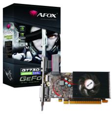 AFOX Geforce GT730 1GB DDR3 64Bit DVI HDMI VGA LP Fan 	AF730-1024D3L7-V1